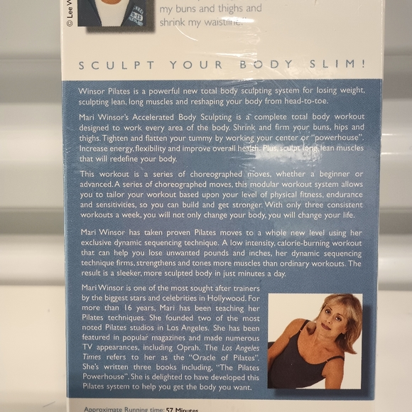 Vintage New Winsor Palates Body Sculpting VHS Video Tape Factory Sealed - Picture 5 of 16